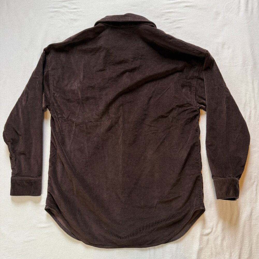 Aritzia The Group Babaton‎ Graydon Corduroy Button Up Long Sleeve Shirt Medium - Picture 3 of 8